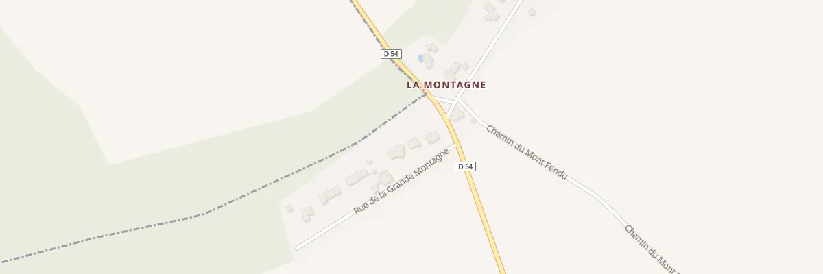 Plan du 4 Rue de la Gde Montagne à Besny-et-Loizy