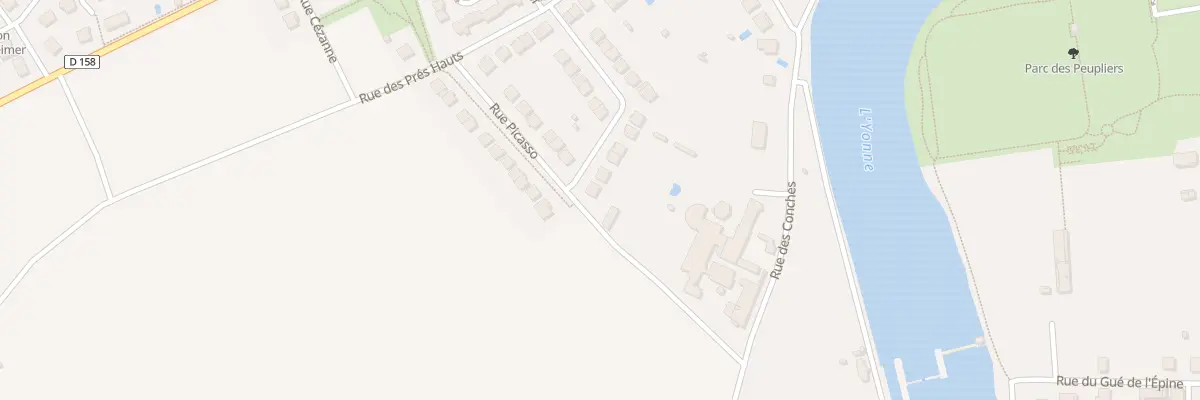 Plan du 23 Rue Renoir à Monéteau