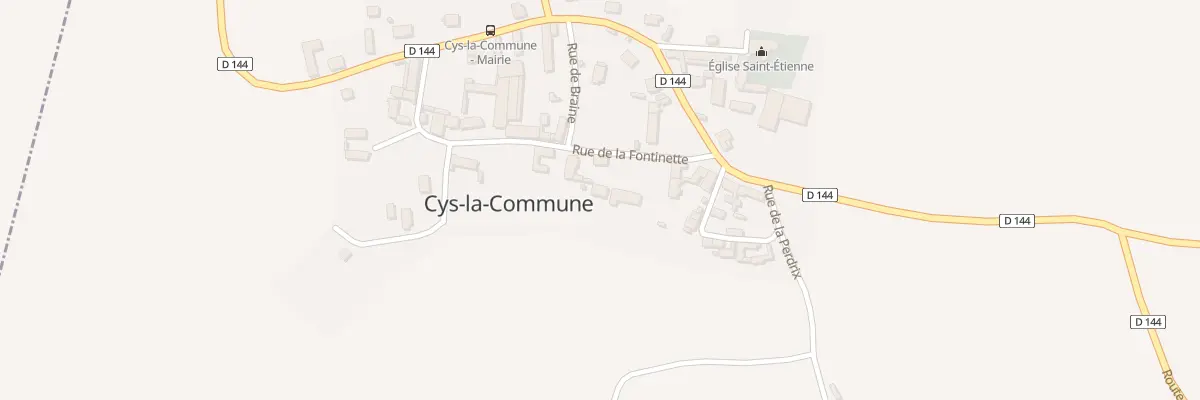 Plan du 4 Rue de la Fontinette à Cys-la-Commune
