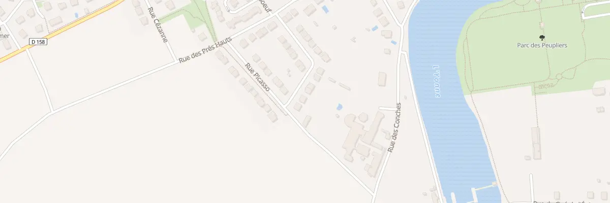 Plan du 21 Rue Renoir à Monéteau