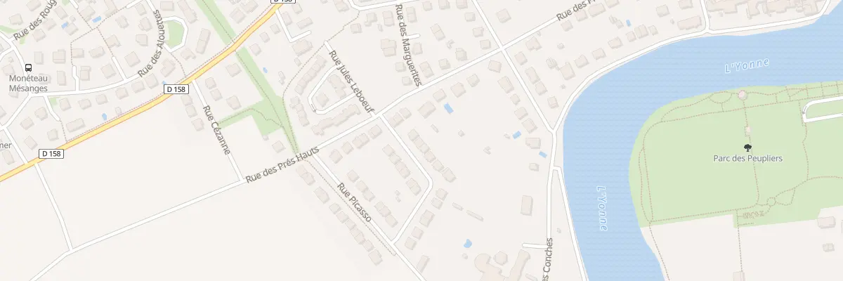 Plan du 3 Rue Renoir à Monéteau