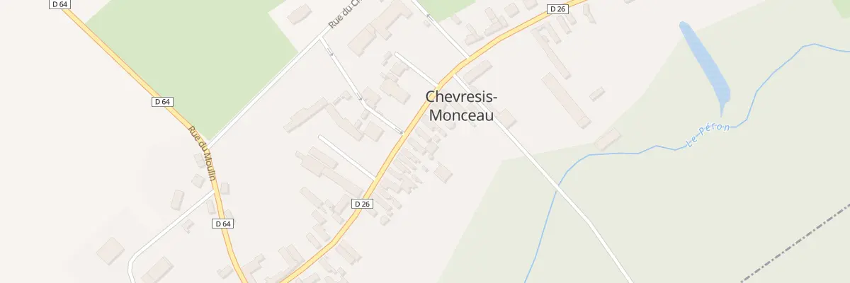 Plan du 64 Av Frédéric Viefville à Chevresis-Monceau