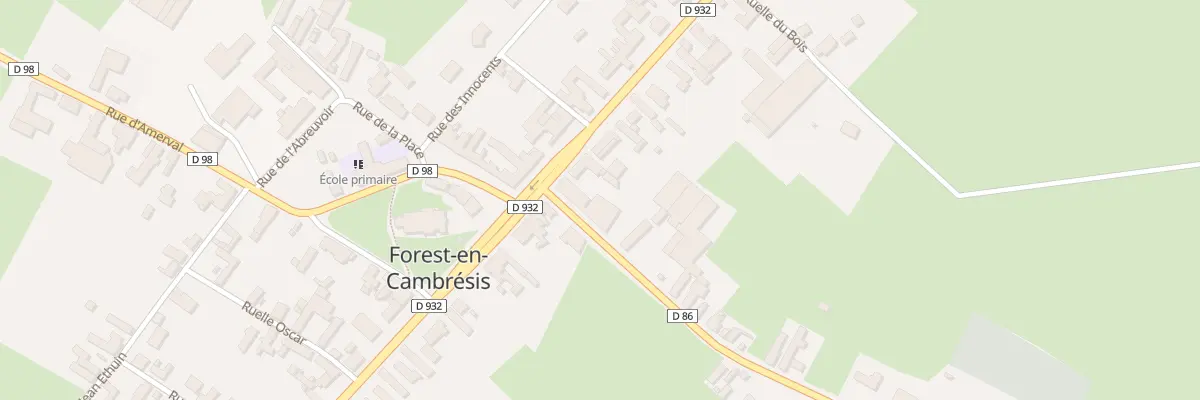 Plan du 35 Vc Brunehaut à Forest-en-Cambrésis