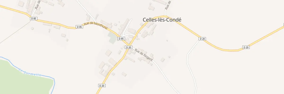 Plan du 1 Rue de Nogent à Celles-lès-Condé