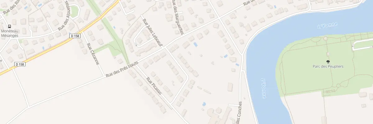 Plan du 5 Rue Renoir à Monéteau