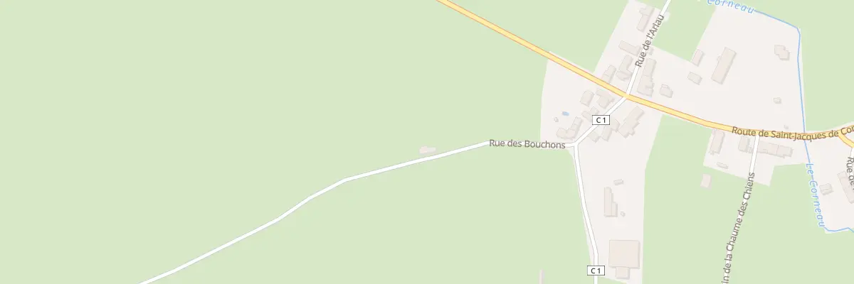Plan du 2 Rue des Bouchons à Guipy