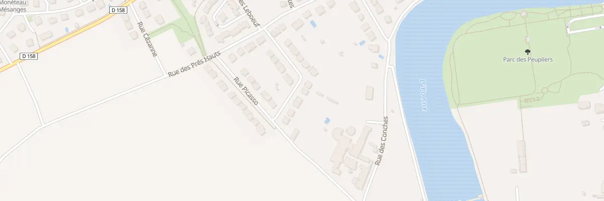 Plan du 17 Rue Renoir à Monéteau