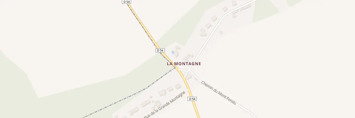Plan du 1 Rue de la Petite Montagne à Besny-et-Loizy