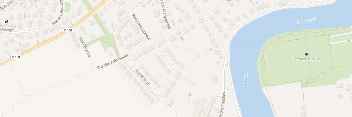 Plan du 7 Rue Renoir à Monéteau