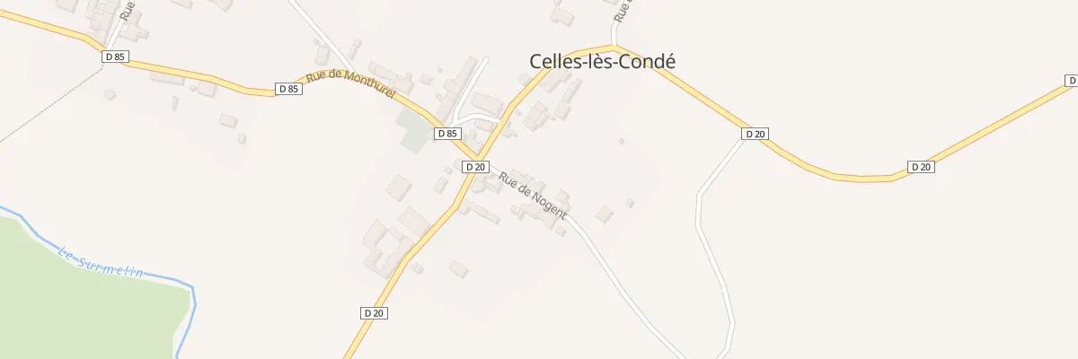 Plan du 3 Rue de Nogent à Celles-lès-Condé