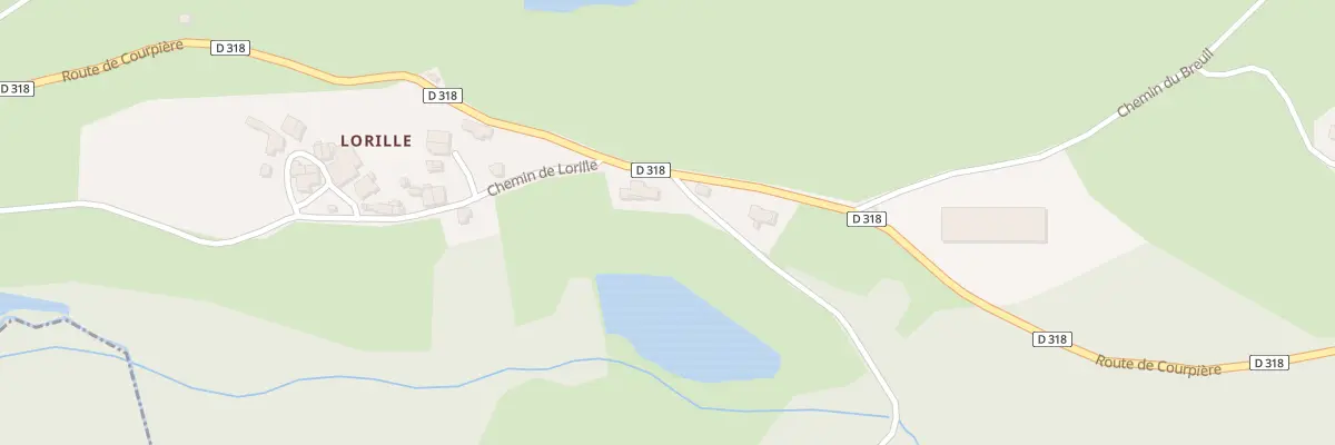 Plan du 5532 Lorille à Vollore-Ville