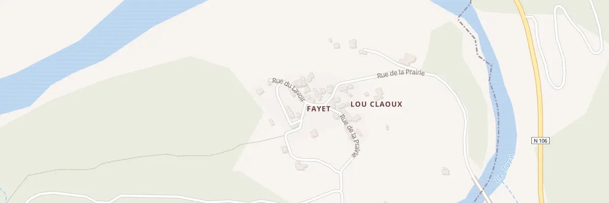 Plan du 3 Rue du Lavoir à Gorges du Tarn Causses