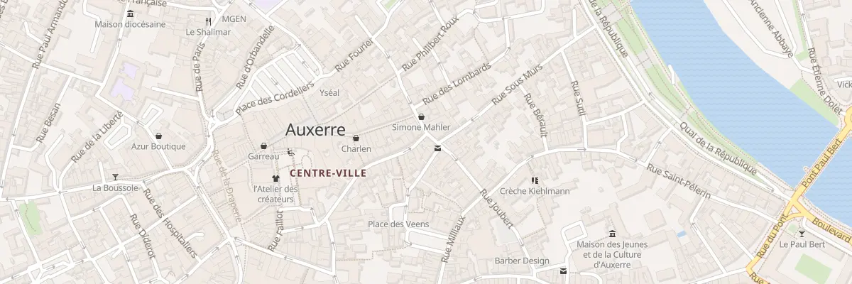 Plan du 14 Rue Joubert à Auxerre