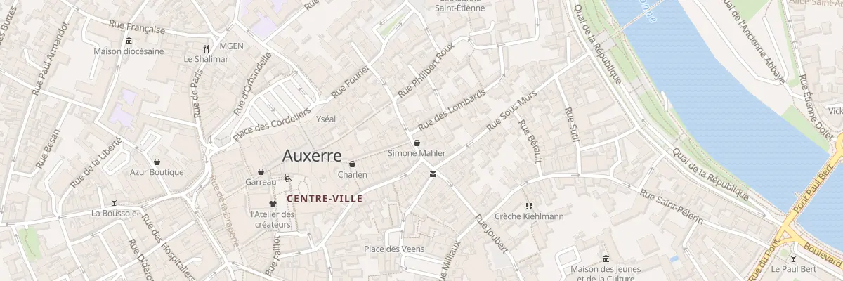 Plan du 7 Rue Joubert à Auxerre