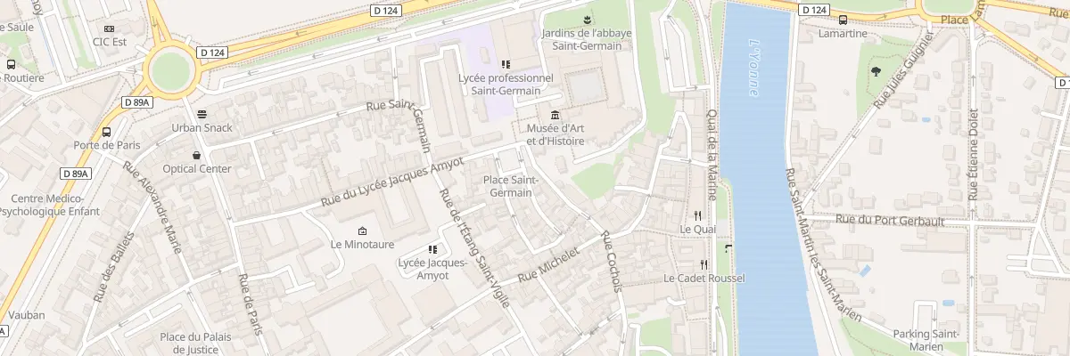Plan du 3 Pl Saint-Germain à Auxerre