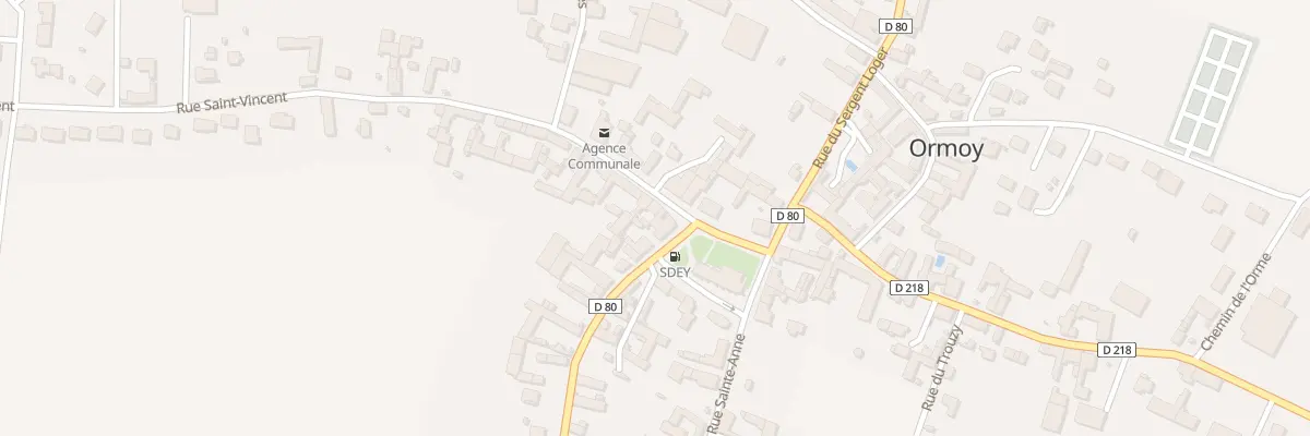Plan du 1 Rue du Commandant Charpy à Ormoy