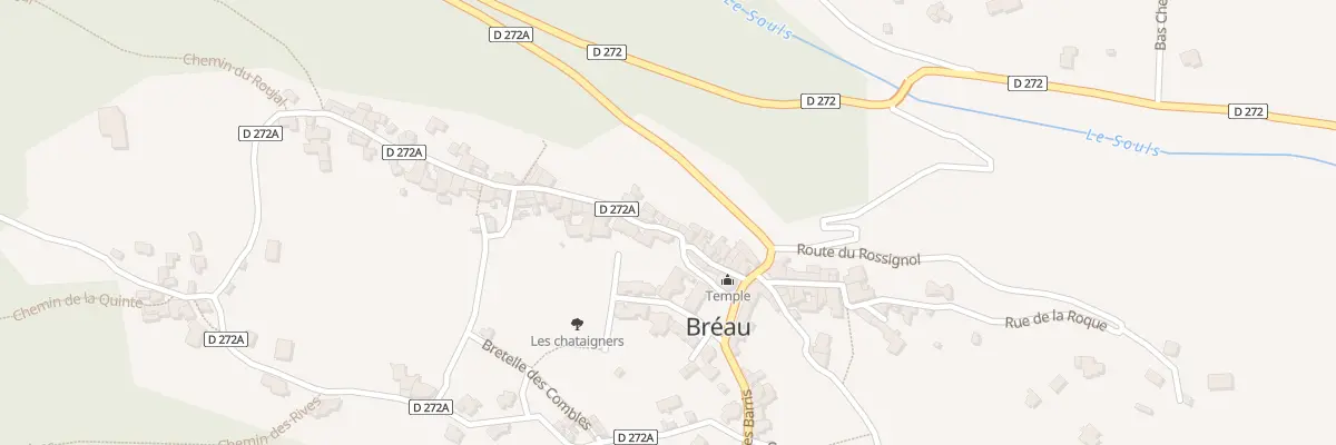 Plan du 5034 Le Village Breau Salagosse à Bréau-Mars