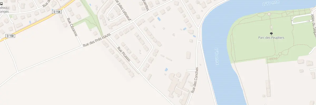 Plan du 13 Rue Renoir à Monéteau