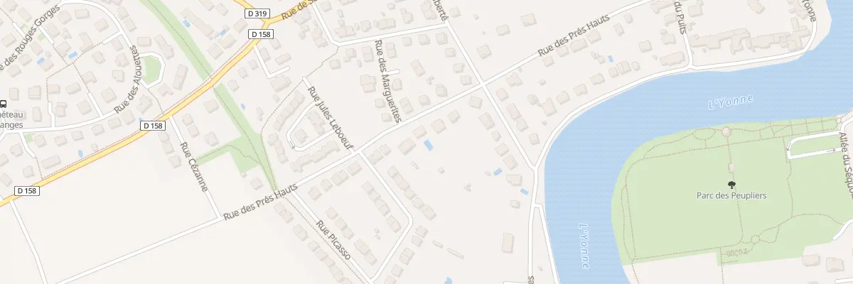 Plan du 21 Rue des Prés Hauts à Monéteau