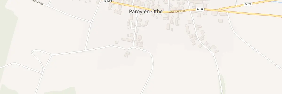 Plan du 7 Rue de la Mairie (Paroy) à Paroy-en-Othe