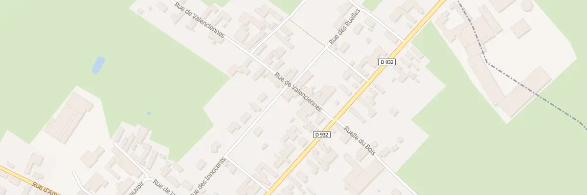 Plan du 1 Rue de Valenciennes à Forest-en-Cambrésis