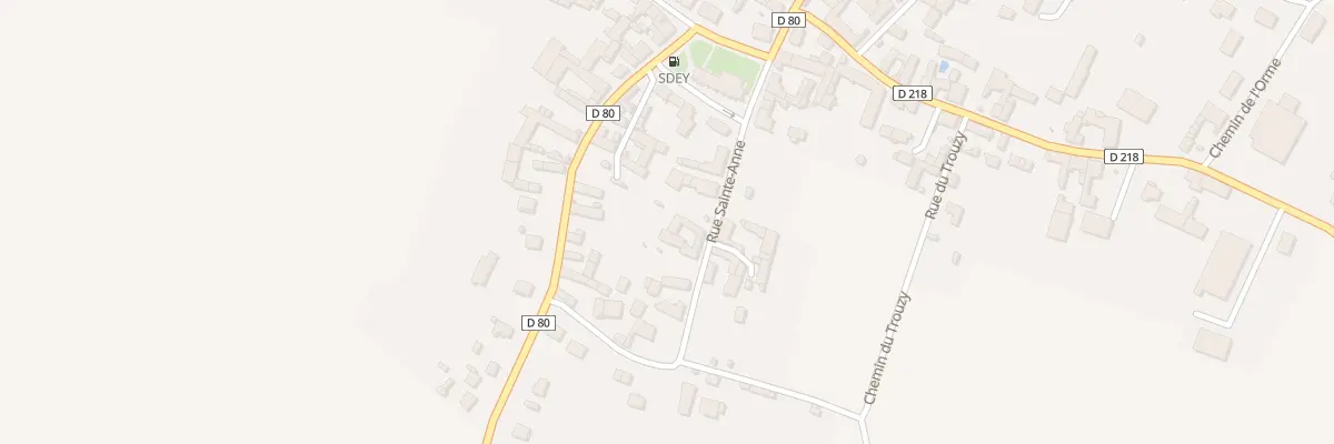 Plan du 6 Rue Ste Anne à Ormoy