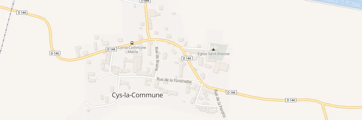 Plan du 4 Rte de Saint-Mard à Cys-la-Commune