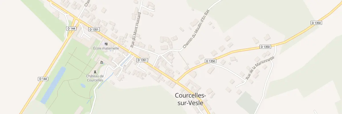 Plan du 3 Imp de l’Eglise à Courcelles-sur-Vesle