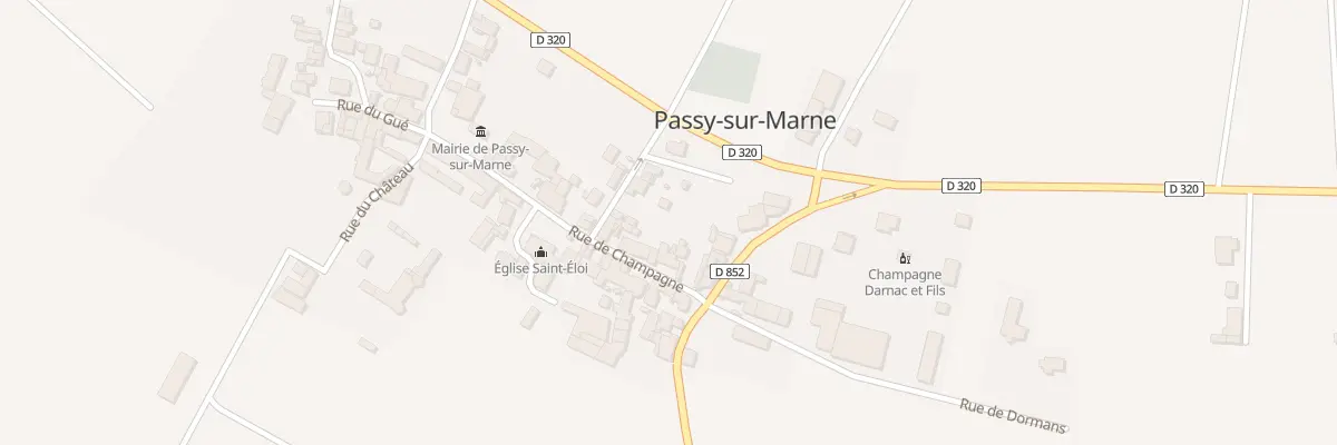 Plan du 29 Rue de Champagne à Passy-sur-Marne