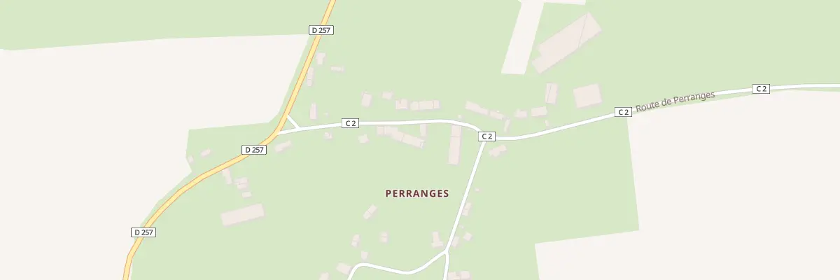 Plan du 6 Rte de Perranges à Rouy