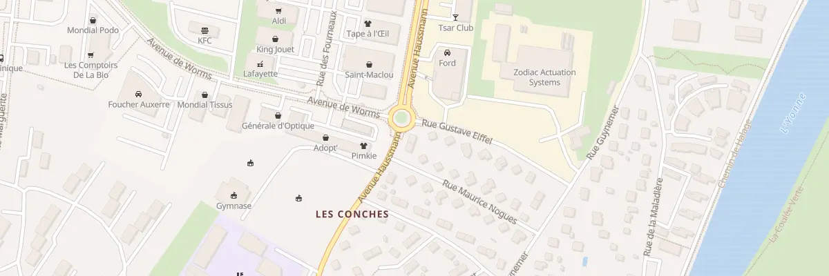 Plan du 58 Av Haussmann à Auxerre