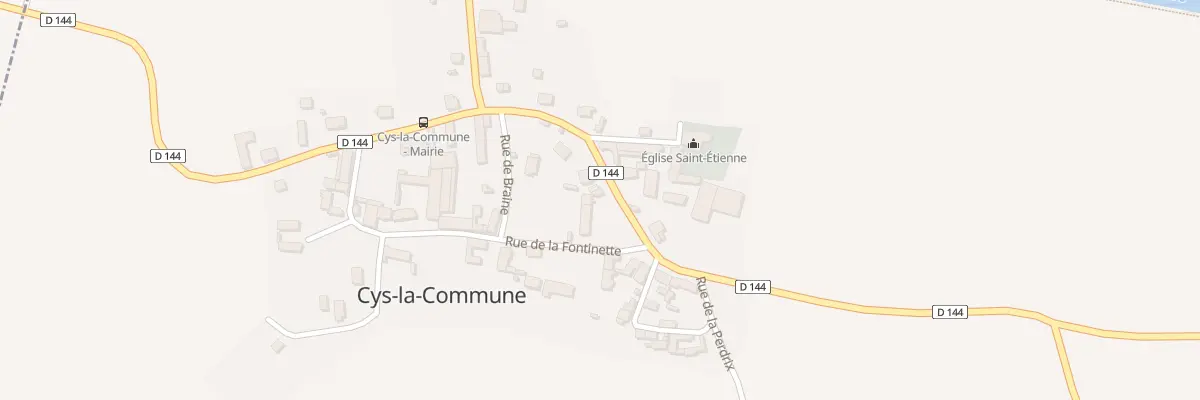 Plan du 6 Rte de Saint-Mard à Cys-la-Commune