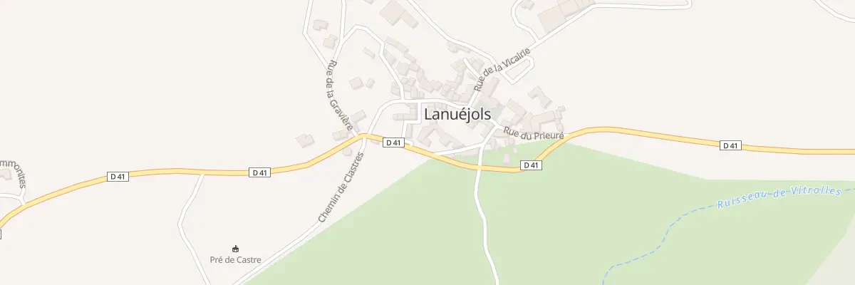 Plan du 17 Rue du Mausolée à Lanuéjols
