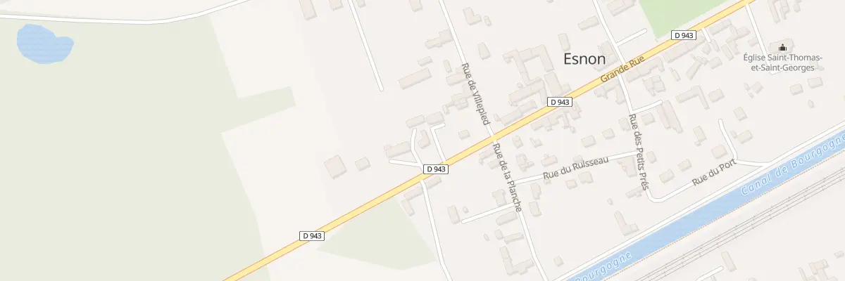 Plan du 17 Gr Gde Rue à Esnon