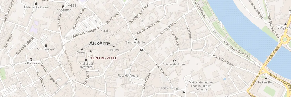 Plan du 17 Rue Joubert à Auxerre