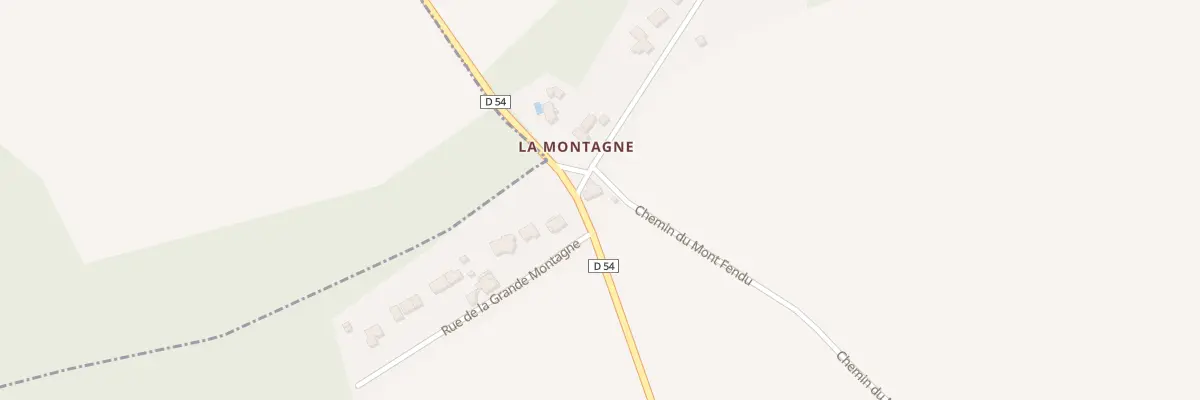 Plan du 20 La Pointe du Mont Fendu à Besny-et-Loizy