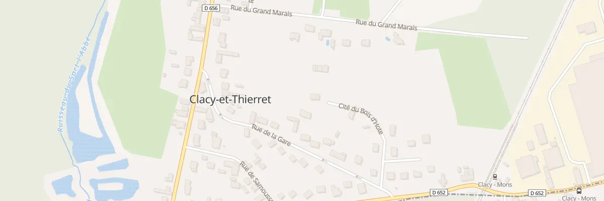 Plan du 5B Cité du Bois d’Hôte à Clacy-et-Thierret