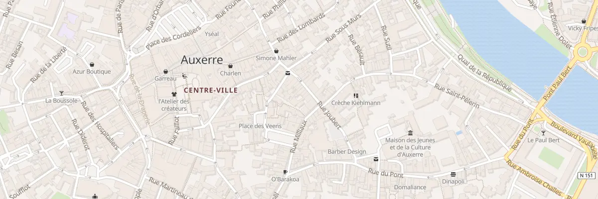 Plan du 36 Rue Joubert à Auxerre