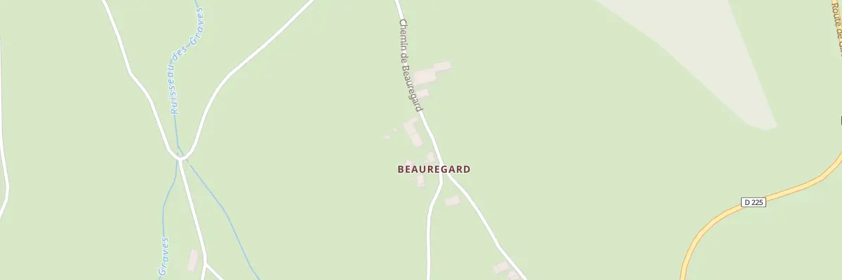 Plan du 5190 Beauregard à Tours-sur-Meymont