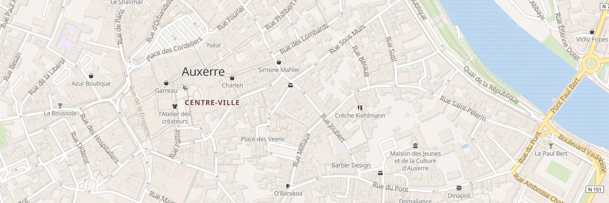 Plan du 30 Rue Joubert à Auxerre