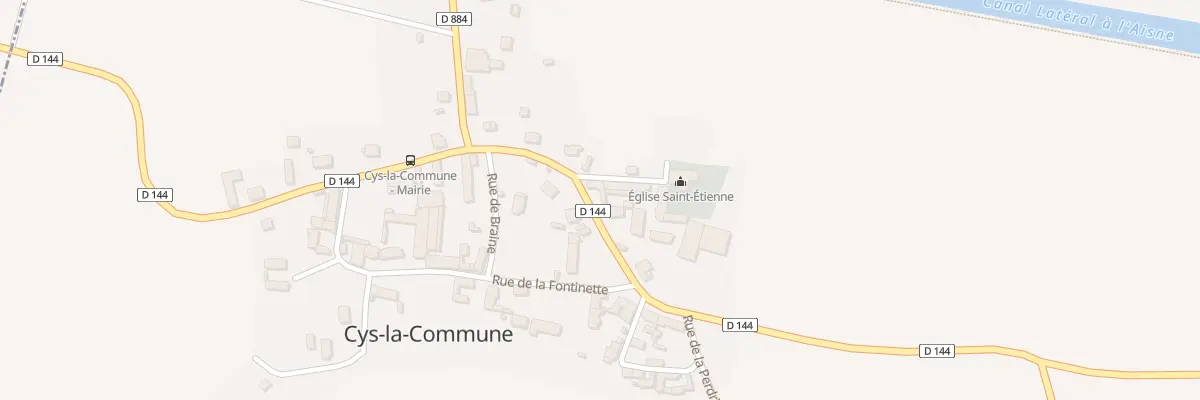 Plan du 5 Rte de Saint-Mard à Cys-la-Commune