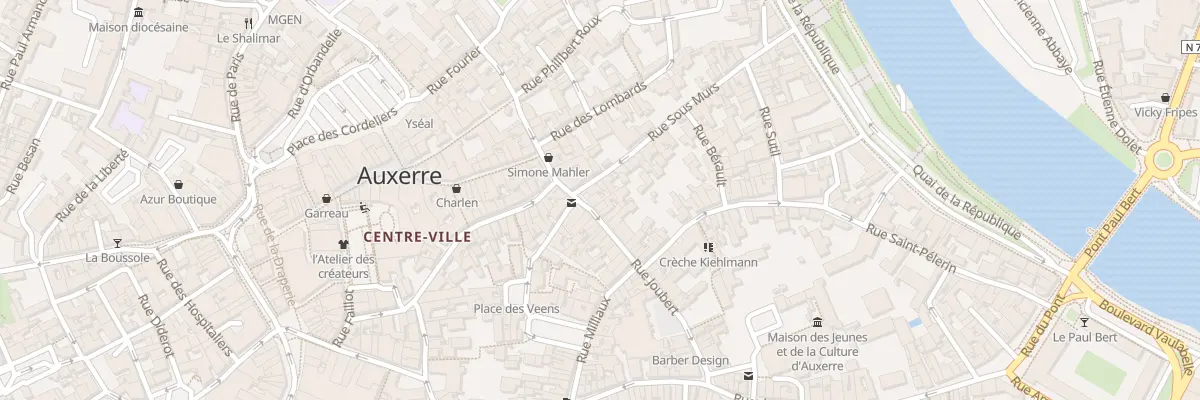 Plan du 19 Rue Joubert à Auxerre