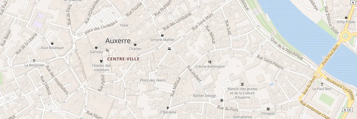 Plan du 32 Rue Joubert à Auxerre