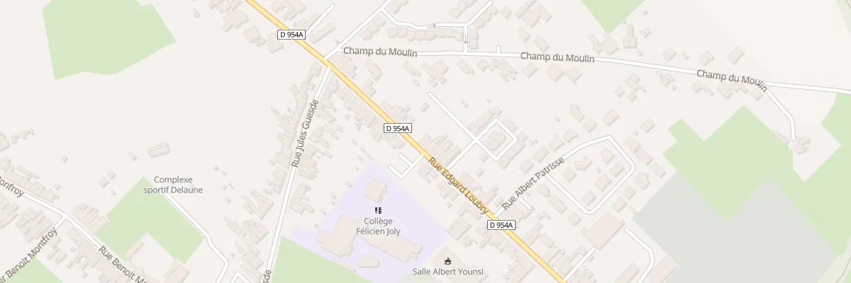 Plan du 688 Rue Edgard Loubry à Fresnes-sur-Escaut