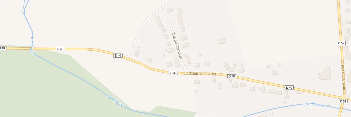Plan du 1B Rue de Cournoue à Barbuise