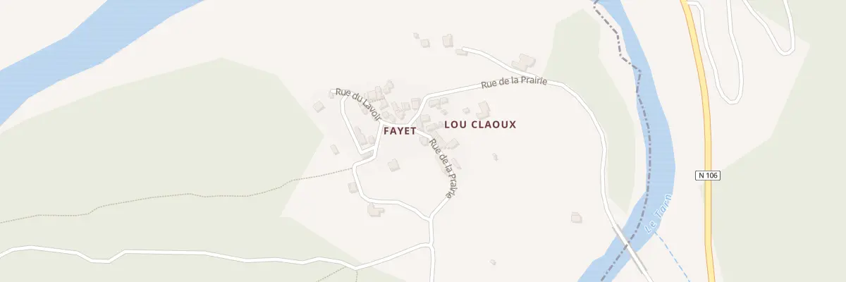 Plan du 44 Rue de la Prairie à Gorges du Tarn Causses