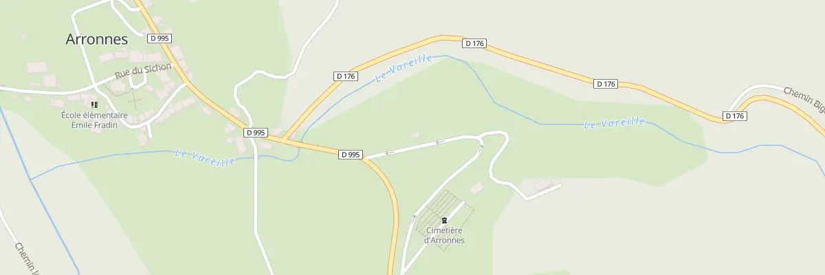 Plan du 5168 Les Revers à Arronnes
