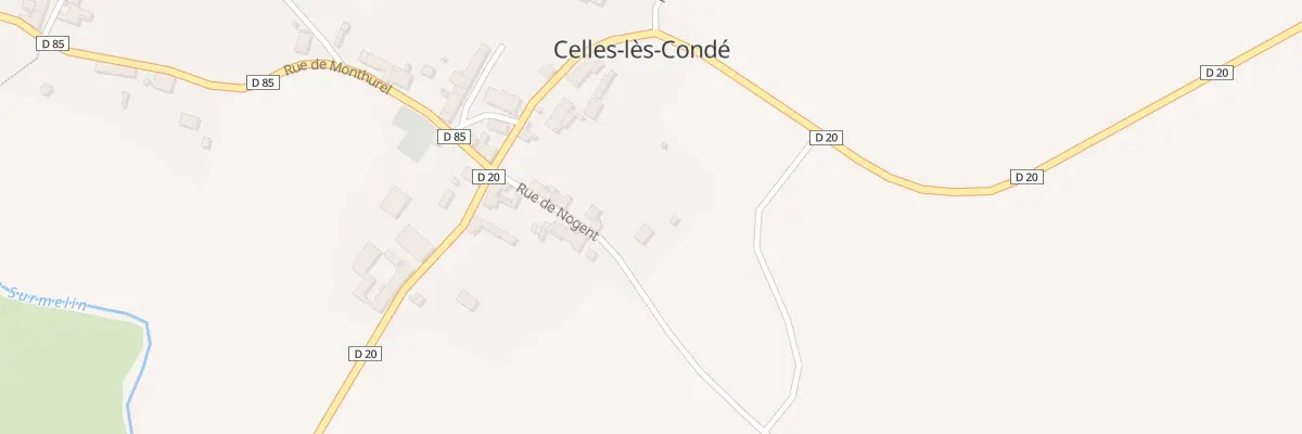 Plan du 7 Rue de Nogent à Celles-lès-Condé
