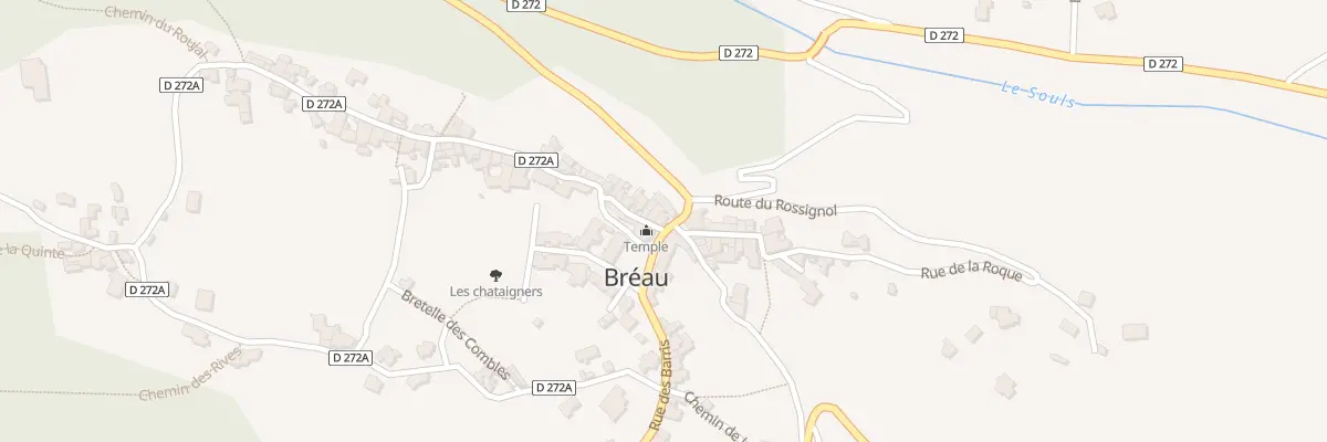 Plan du 5021 Le Village Breau Salagosse à Bréau-Mars