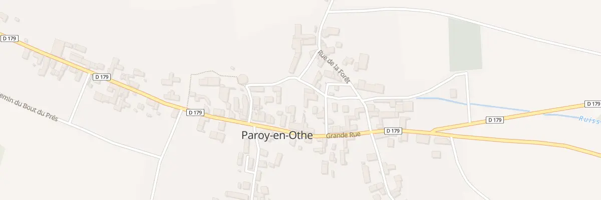 Plan du 16 Gr Gde Rue de Paroy (Paroy) à Paroy-en-Othe